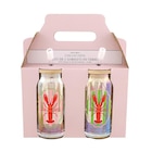 2 gobelets en verre homard en promo chez B&M Saint-Quentin à 5,95 €