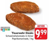 Aktuelle Steak Angebote bei EDEKA in Koblenz Aktuelles Feuerwehr-Steaks Angebot bei EDEKA in Koblenz ab 9,99 €