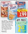 Vitalis Müsli Knusper Pur von Dr. Oetker für 2,22 € bei E center im Angebot Vitalis Müsli Knusper Pur von Dr. Oetker im aktuellen E center Prospekt