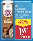 Frischer Kakao von BÄRENMARKE für 1,49 € bei ALDI Nord im Angebot Frischer Kakao von BÄRENMARKE im aktuellen ALDI Nord Prospekt