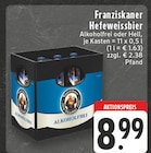 Hefeweissbier Alkoholfrei oder Hell Angebote von Franziskaner bei E center Bielefeld für 8,99 €