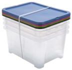 Lot de 4 boîtes de rangement - B&M à Rennes Lot de 4 boîtes de rangement en promo chez B&M Rennes à 20,00 €