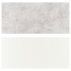 Aktuelles Wandpaneel doppelseitig weiß/hellgrau Betonmuster 119.6x55 cm Angebot bei IKEA in Mönchengladbach ab 49,00 €