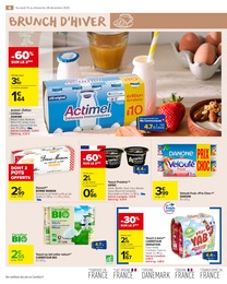 Prix et réduction Lait Bio dans le prospectus Carrefour Market en cours Offre Lait Bio dans le catalogue Carrefour Market du moment à la page 8