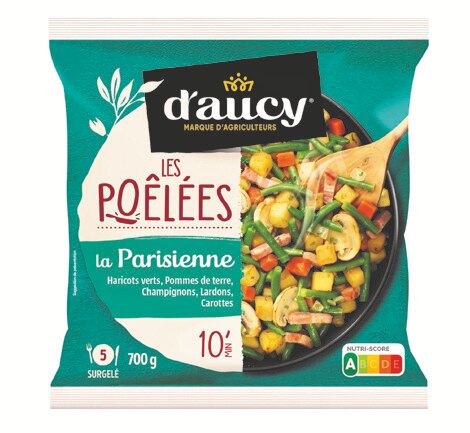 D'AUCY Les poêlées - la parisienne ou juste à réchauffer brocolis, choux-fleurs & carottes