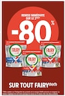 Promo -80% remise immédiate sur le 2ème sur tout fairy à  dans le catalogue Intermarché à Corre