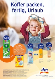 dm-drogerie markt Prospekt "Koffer packen, fertig, Urlaub", 6 Seiten, 18.06.2025 - 06.07.2025