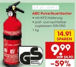 ABC Pulverfeuerlöscher im Angebot bei Netto Marken-Discount in Ravensburg ABC Pulverfeuerlöscher Angebote von ANAFGROUP bei Netto Marken-Discount Ravensburg für 9,99 €