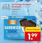 Sandwich Eis Classic von Ice Fantasy im aktuellen Netto Marken-Discount Prospekt für 1,99 €