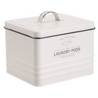 Boîte à lessive en métal - CARREFOUR HOME - Carrefour à Palaiseau Boîte à lessive en métal - CARREFOUR HOME en promo chez Carrefour Palaiseau à 4,99 €