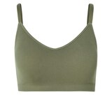 Seamless-Bustier, khaki für 12,99 € bei Tchibo im Supermarkt im Angebot Seamless-Bustier, khaki im aktuellen Tchibo im Supermarkt Prospekt