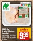 Aktuelles Frische Hähnchen-Schenkel natur Angebot bei REWE in Nürnberg ab 9,99 €