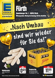 E center Prospekt für Fürth mit 4 Seiten E center Prospekt für Fürth: "Nach Umbau sind wir wieder für Sie da!", 4 Seiten, 30.06.2025 - 05.07.2025