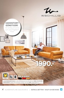 Sofa im aktuellen Kabs Prospekt (Osnabrück) Sofa im Kabs Prospekt "VORTEILSWOCHEN" mit 42 Seiten (Osnabrück)