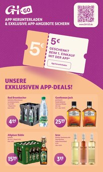 Jack Daniels im Getränke Hoffmann Prospekt "Aktuelle Angebote" mit 12 Seiten (Hof)