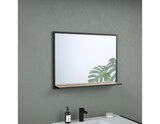 Miroir tablette decor bois "district"  l.80x h.60 x p.1, 3 cm en promo chez Brico Dépôt Miroir tablette decor bois "district"  l.80x h.60 x p.1, 3 cm dans le catalogue Brico Dépôt