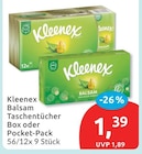 Balsam Taschentücher Box von Kleenex im aktuellen budni Prospekt