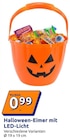 Halloween-Eimer mit LED-Licht Angebote bei Action Nordhausen für 0,99 €