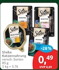 Katzennahrung im Angebot bei budni in Buchholz Katzennahrung Angebote von Sheba bei budni Buchholz für 0,49 €