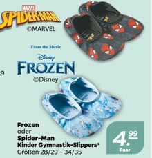Schuhe von Frozen oder Spider-Man im aktuellen NETTO mit dem Scottie Prospekt für 4.99€