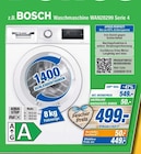 Waschmaschine WAN28299 Serie 4 Angebote von BOSCH bei expert Lippstadt für 549,00 €