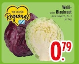 Weißkraut im Angebot bei EDEKA in Heidenheim Weißkraut Angebote bei EDEKA Heidenheim für 0,79 €