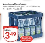 Aktuelle Mineralwasser Angebote bei GLOBUS in Mannheim Aktuelles Aquarissima Angebot bei GLOBUS in Mannheim ab 3,49 €
