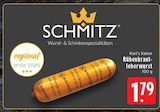 Karl's Kaiser Rübenkraut-Leberwurst Angebote von Schmitz bei EDEKA Mönchengladbach für 1,79 €