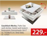 Couchtisch Angebote bei Zurbrüggen Marl für 229,00 €