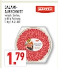 Marktkauf Recklinghausen - Salami-Aufschnitt Angebot im Prospekt Salami-Aufschnitt bei Marktkauf im Recklinghausen Prospekt für 1,79 €
