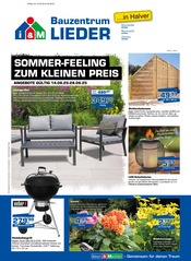 Gartenmöbel im Bauzentrum Lieder Prospekt in Lüdenscheid Aktueller Bauzentrum Lieder Prospekt mit Gartenmöbel, "SOMMER-FEELING ZUM KLEINEN PREIS", Seite 1