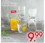 Glas-Set 12-tlg. im Angebot bei Zurbrüggen in Delmenhorst Glas-Set 12-tlg. Angebote von Alberto Martinelli bei Zurbrüggen Delmenhorst für 9,99 €