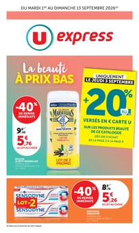 Catalogue U Express à Nieul cette semaine, valable du 01/09/2026 au 13/09/2026 Prospectus U Express à Nieul, "U Express", 24 pages de promos valables du 01/09/2026 au 13/09/2026