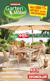 Segmüller Prospekt Gartenmöbel mit 32 Seiten