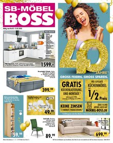 Möbel Angebot im SB Möbel Boss Prospekt, gültig von 06.02.2023 bis 12.02.2023 Möbel Angebot im aktuellen SB Möbel Boss Prospekt auf Seite 1