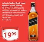 Black Label Blended Scotch Whisky im Angebot bei GLOBUS in Leipzig Black Label Blended Scotch Whisky Angebote von Johnnie Walker bei GLOBUS Leipzig für 19,99 €