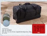Sac de voyage - LIVE IN STYLE - Aldi à Angers Sac de voyage - LIVE IN STYLE en promo chez Aldi Angers à 19,99 €