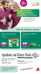 Apotheken Prospekt von mea - meine apotheke Oelsnitz mea - meine apotheke Prospekt: "Unsere September-Angebote", 4 Seiten, 01.09.2025 - 30.09.2025
