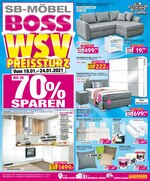 SB Möbel Boss Prospekt für Köln mit 16 Seiten SB Möbel Boss Prospekt für Köln: "Aktuelle Angebote", 16 Seiten, 18.01.2021 - 24.01.2021