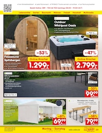 Netto Marken-Discount Bierzeltgarnitur im Prospekt 