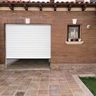 Porte de garage enroulable alu blanche RAL 9003 l. 240 x h. 200 cm dans le catalogue Castorama