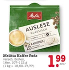 Kaffee Pads im Angebot bei E center in Mannheim Kaffee Pads Angebote von Melitta bei E center Mannheim für 1,99 €