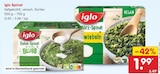 Rahm-Spinat Blubb von iglo für 1,99 € bei Netto Marken-Discount im Angebot Rahm-Spinat Blubb von iglo im aktuellen Netto Marken-Discount Prospekt