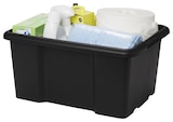 Bac de rangement noir 26 L "Fitty" L. 45,5 x P. 36,5 x H. 23 cm en promo chez Brico Dépôt Dijon à 3,49 €