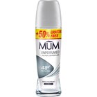 Antitranspirant Deo Roll-on Unperfumed Protection Angebote von MUM bei dm-drogerie markt Witten für 2,45 €