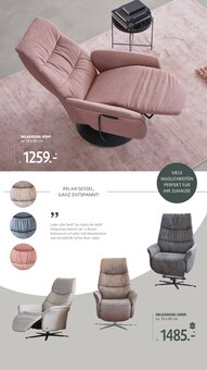 Relaxsessel im aktuellen Polstermöbel Fischer Prospekt (Fürth) Relaxsessel im Polstermöbel Fischer Prospekt "Exklusives Wohndesign." mit 24 Seiten (Fürth)