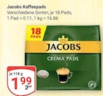 Kaffeepads Angebote von Jacobs bei GLOBUS Plauen für 1,99 €