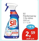 Fleckenspray 1 für Alles von Sil für 2,59 € bei budni im Angebot Fleckenspray 1 für Alles von Sil im aktuellen budni Prospekt