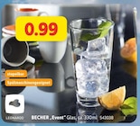 BECHER „Event“ Glas von LEONARDO für 0,99 € bei Sconto SB im Angebot BECHER „Event“ Glas von LEONARDO im aktuellen Sconto SB Prospekt