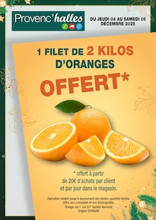 Catalogue Provenc’halles de la semaine 50, "UN NOËL POUR GRANDS GOURMANDS ET À PETIT PRIX !", page 2, 02/12/2025 - 14/12/2025 Prospectus Provenc’halles en cours, "UN NOËL POUR GRANDS GOURMANDS ET À PETIT PRIX !", page 2 sur 7